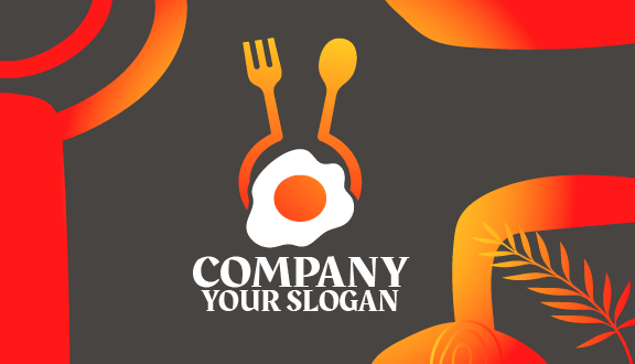 Orange Yolk Food Business Card