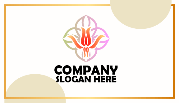 Tarjeta De Presentación De Spa Con Diseño Ornamental