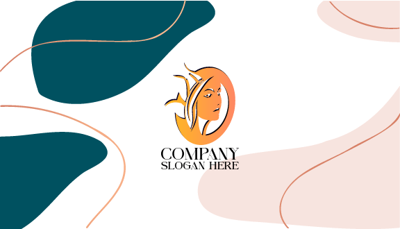 Tarjeta De Presentación Estética Con Encanto Ovalado