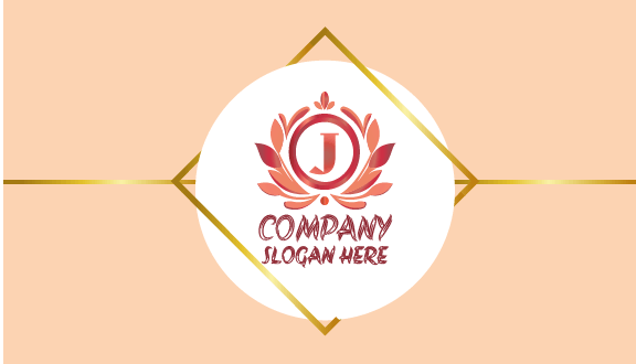 Kartu Nama Perhiasan Pastel