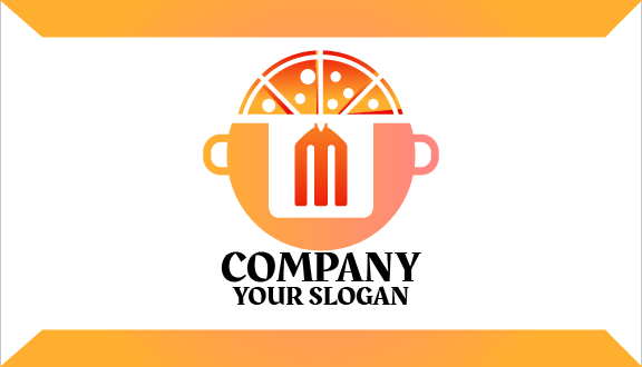 Pastel Wok Pizza Business Card