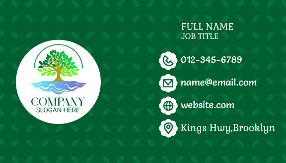 Peaceful Tree Business Card