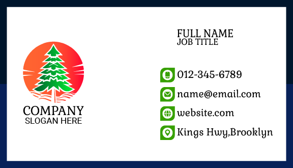 Pine Tree Business Card