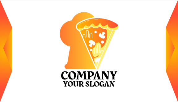 Pizza Mushroom Business Card