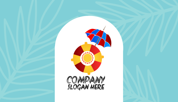 Kartu Nama Musim Panas Pool Ring