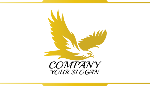 Cartão De Visita Pássaro Águia Poderosa