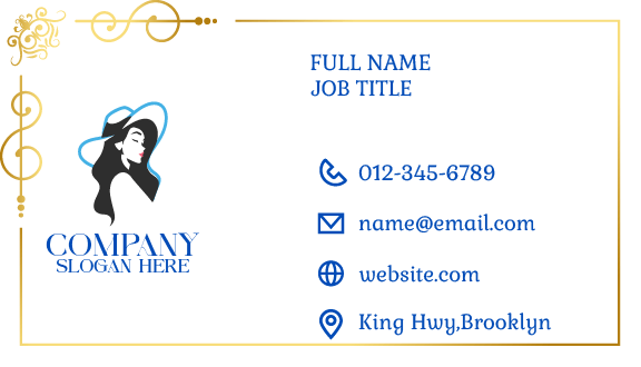 Premium Fashion Style Business Card