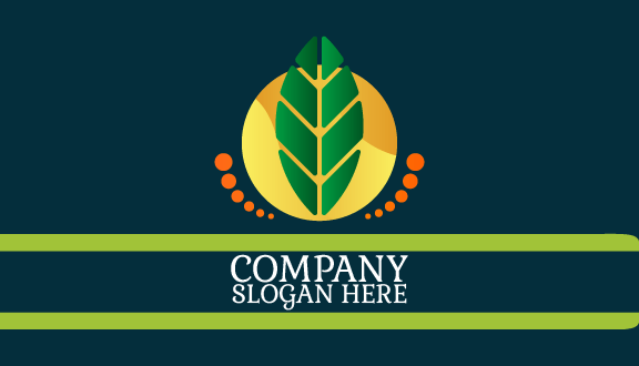 Carte De Visite De Verdure De Qualité Supérieure