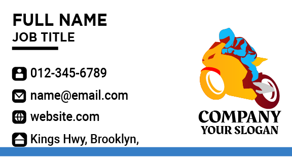 Premium Quality Bike Business Card