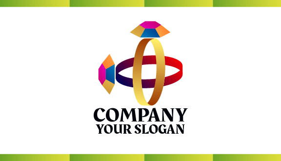 Kartu Nama Perhiasan Cincin Premium