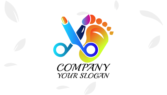 Professionelle Visitenkarte Für Einen Fußpflegesalon