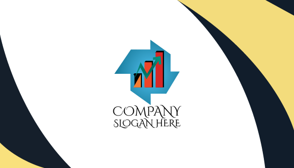 Tarjeta De Presentación De Empresa De Informes De Progreso