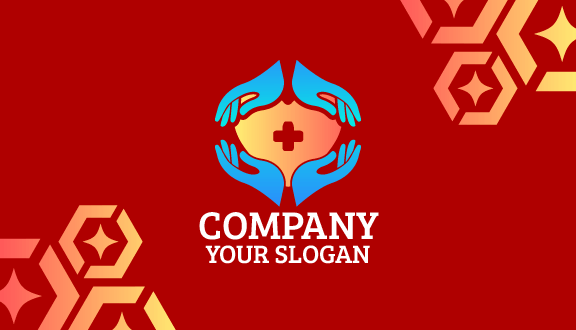 Tarjeta De Presentación Médica Manos Protectoras