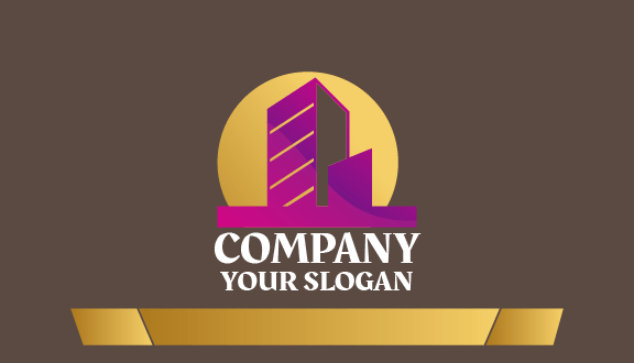 Carte De Visite De Constructeur Violet