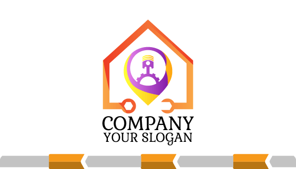 Purple Gear Maintenance Business Card