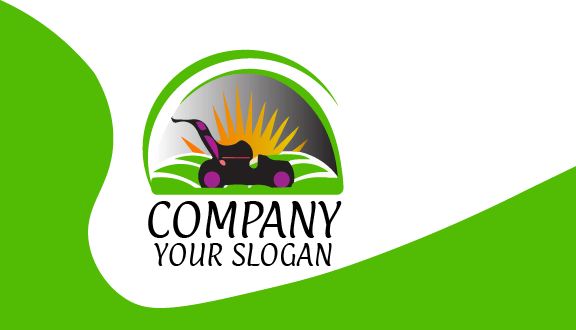 Kartu Nama Pertanian Roda Ungu