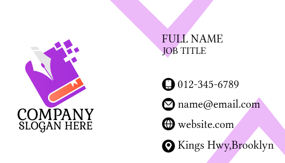 Puzzle Blocks Education Business Card