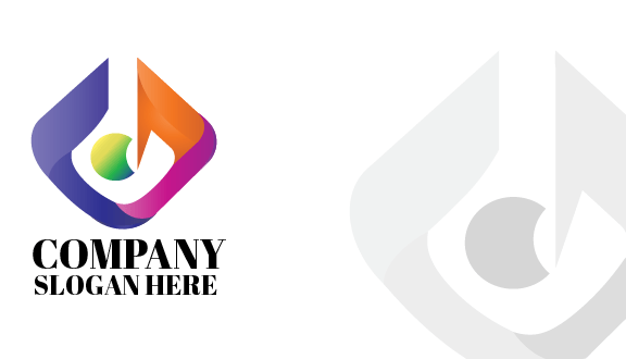 Quadrilateral Shaped Art Business Card