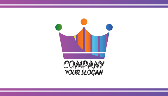 Radiant Artist Crown Business Card