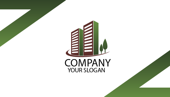 Visitenkarte Des Immobiliengebäudes