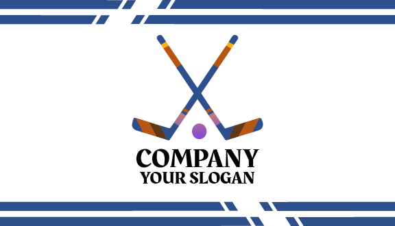 Tarjeta De Presentación Para Partidos De Hockey Recreativo