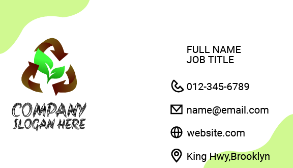 Recycling Environmental Business Card