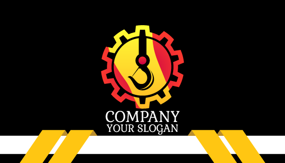 Red Gear Maintenance Business Card