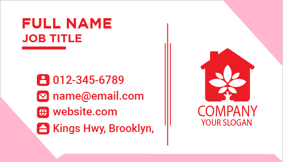 Red House Landscaping Business Card