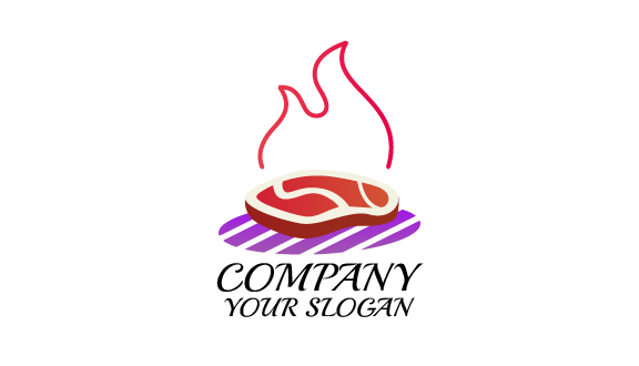 Red Meat Food Business Card