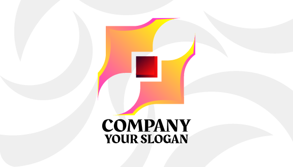 Red Ruby Abstract Business Card