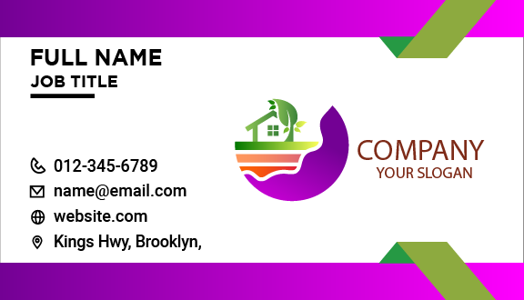 Residence Landscaping Business Card