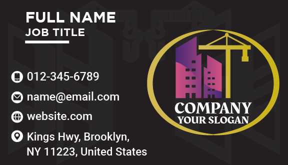 Residential Builder Business Card