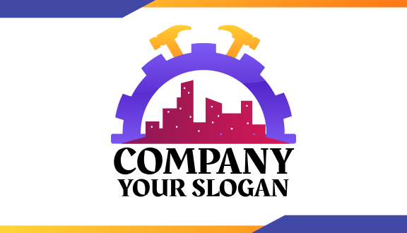 Carte De Visite De Construction D'espaces De Vente Au Détail