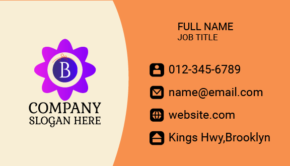 Round Flower Boutique Business Card