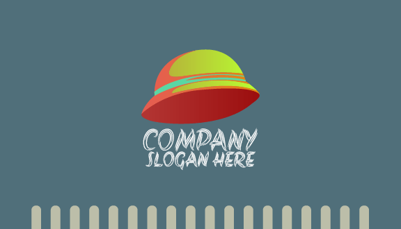 Carte De Visite Chapeau Rond