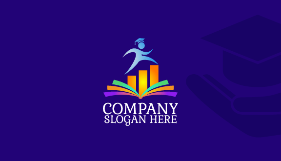 Running Silhouette Education Business Card