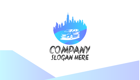 Carte De Visite De Détail Automobile De Paysage