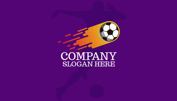 Tarjeta De Presentación De Fútbol De Tiro