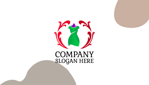 Kartu Nama Butik Gaun Pendek