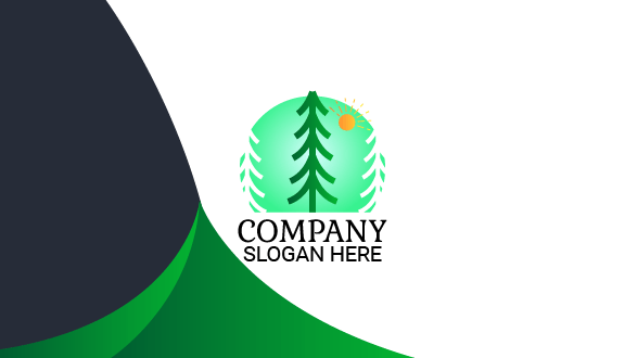 Simplistic Tree Business Card