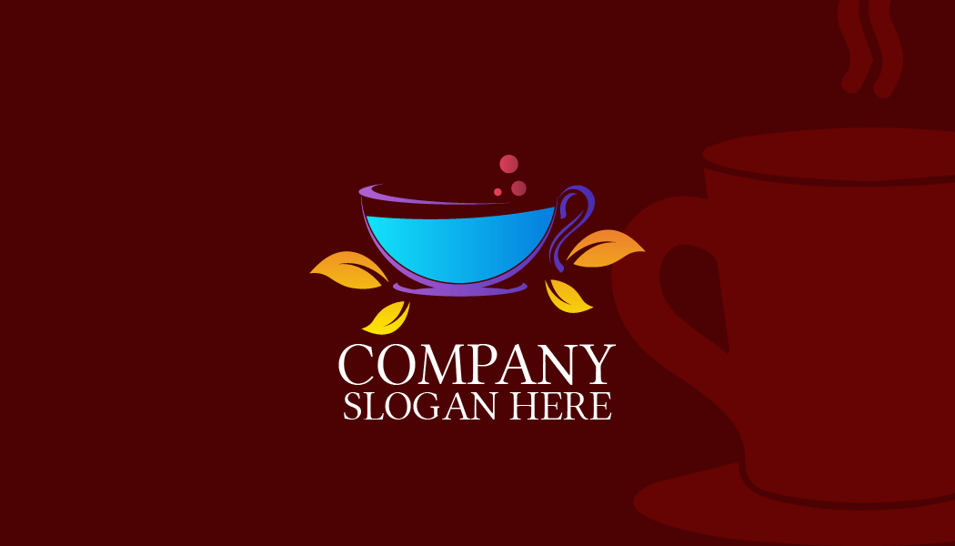 Tarjeta De Visita De Té Azul Cielo