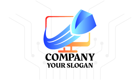 Tarjeta De Presentación De Seguridad Informática De Skyblue