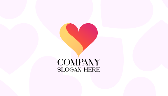 Şık Kalp Kartvizit