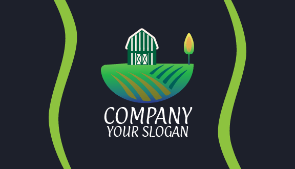 Kartu Nama Pertanian Gubuk Ramping