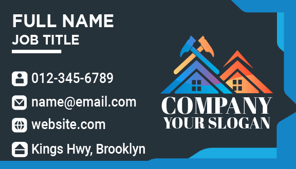 Small Hammer Home Improvement Business Card