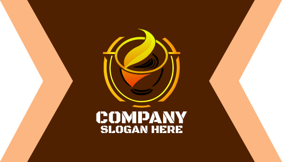 Cartão De Visita Café Small Leaf