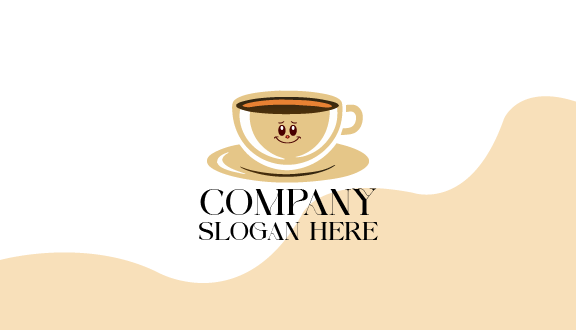 Cartão De Visita Café Sorridente