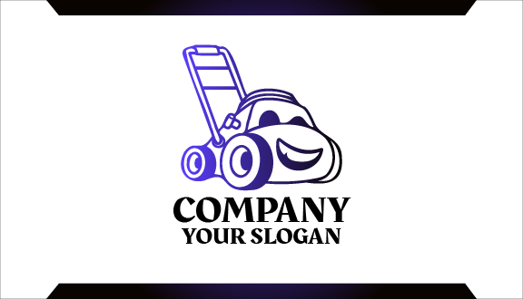 Cartão De Visita Para Corta-relva Sorridente