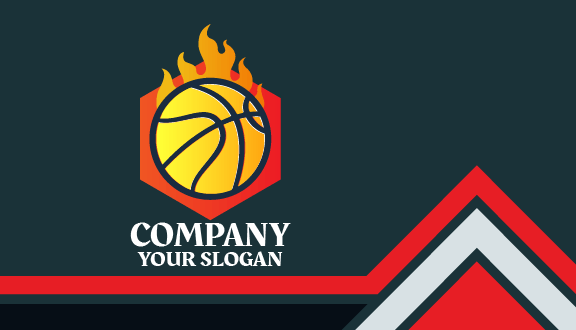 Tarjeta De Presentación De Baloncesto Suave