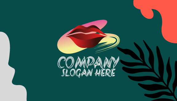 Tarjeta De Presentación De Cosméticos Con Efecto Difuminado